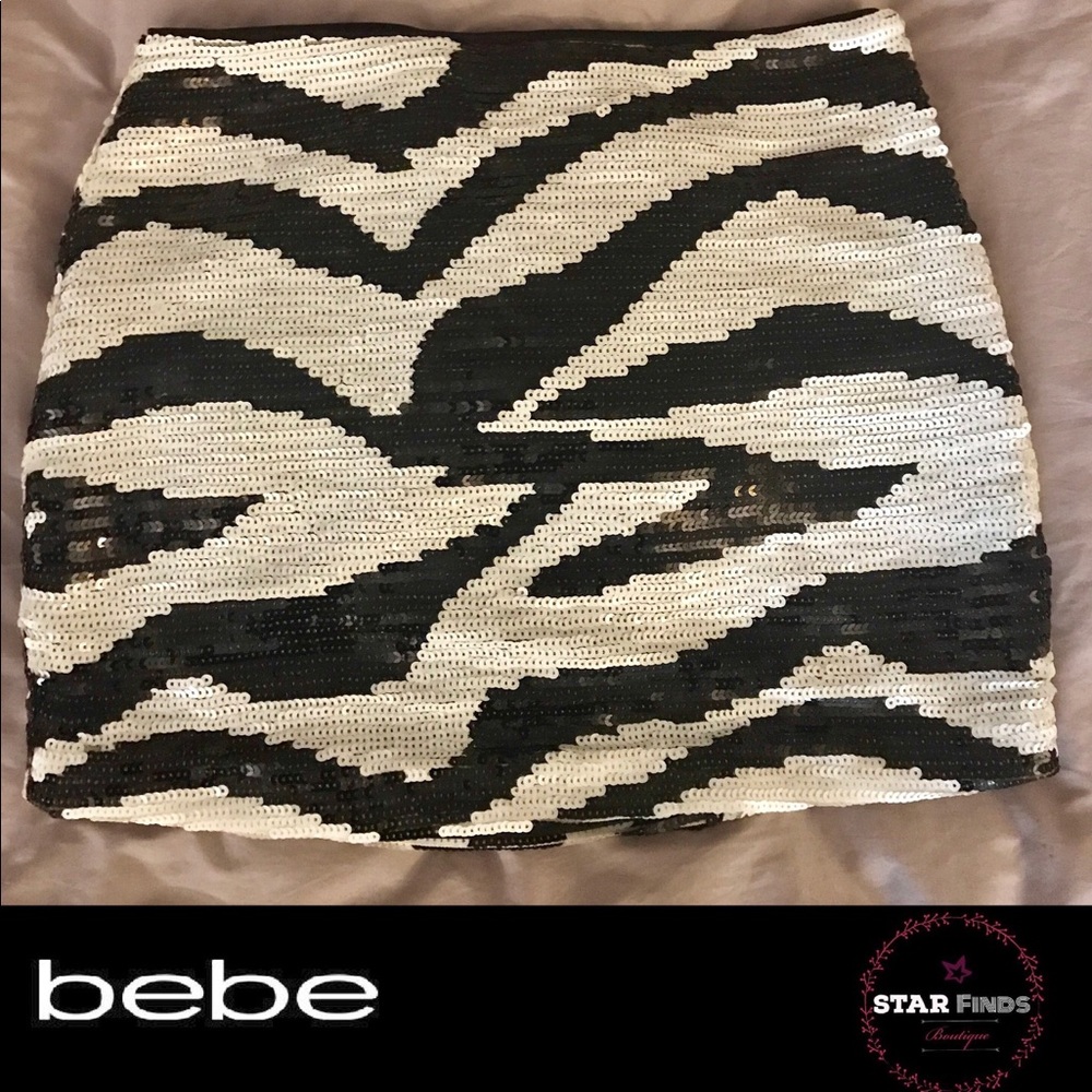 NWT* BEBE Sequin Skirt